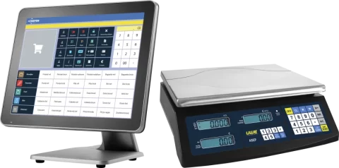 De Ridder en Den Hertog kassa weegschaal