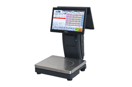 Microcash kassa weegschaal