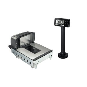 Orangepos kassa weegschaal